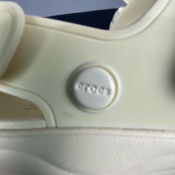 Crocs, Adult, Women's Skyline Sandal size W10 Bone Platform - Picture 4 of 16